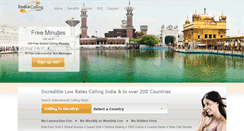 Desktop Screenshot of indiacalling.com